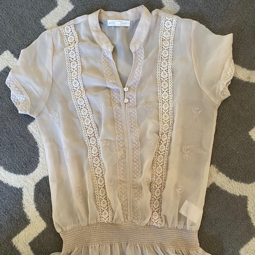Sheer blouse